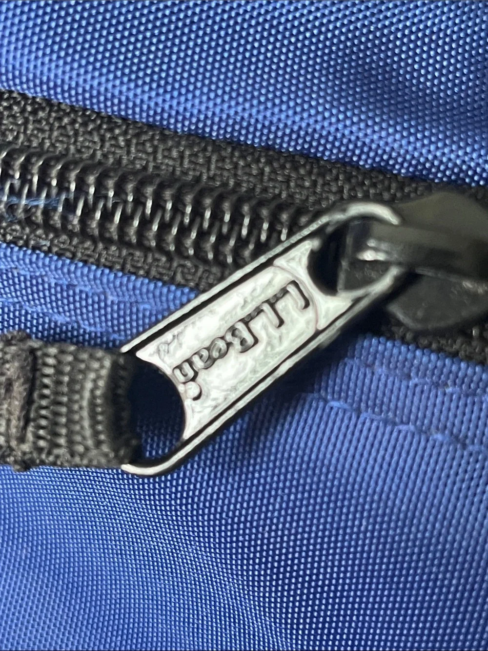 Blue and Black Duffel Bag one clip is broken. 10” x 20” x12”approximately